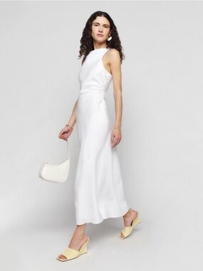 NEW 100% Linen Reformation ‘Casette’ Maxi Dress, size 6